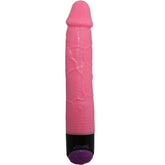 BAILE - VIBRADOR SEXUAL COLORIDO ROSA REALISTA 23 CM